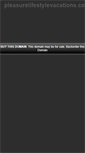 Mobile Screenshot of pleasurelifestylevacations.com
