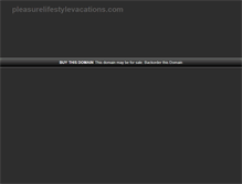 Tablet Screenshot of pleasurelifestylevacations.com